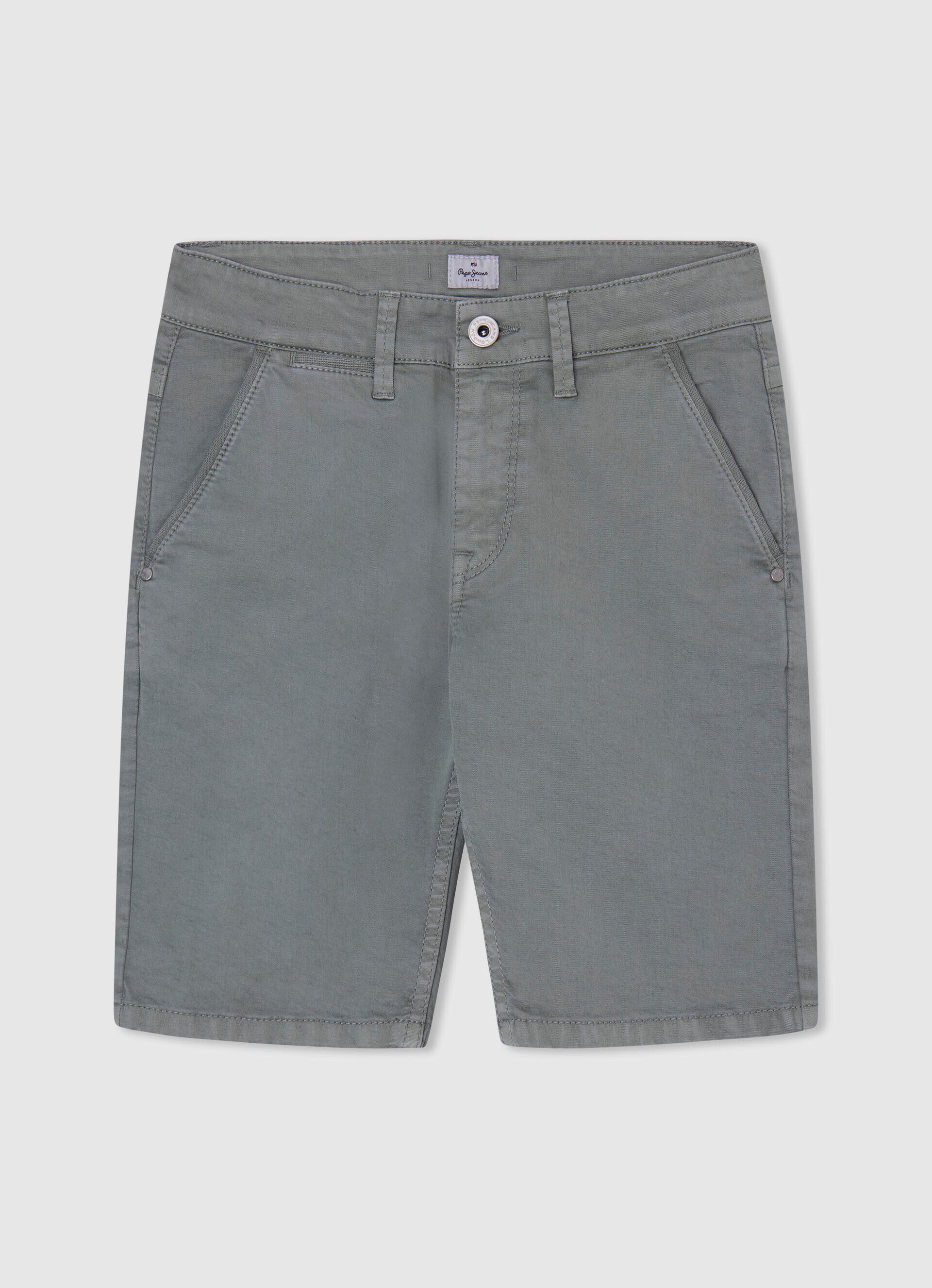 Bermuda Chinesa Regular Fit - verde-esmeralda