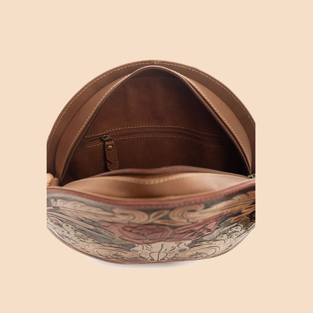 Myra Bag Round Bag Winds of the Rose