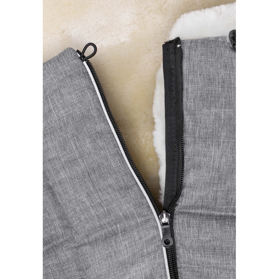 Werner Christ Baby Lammfellfußsack TULA VARIO grigio