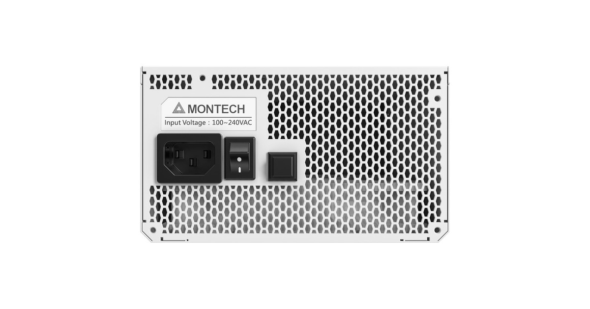 MontechTITAN PLA modulaire 1000 watt voeding   (Wit, 2x PCIe)