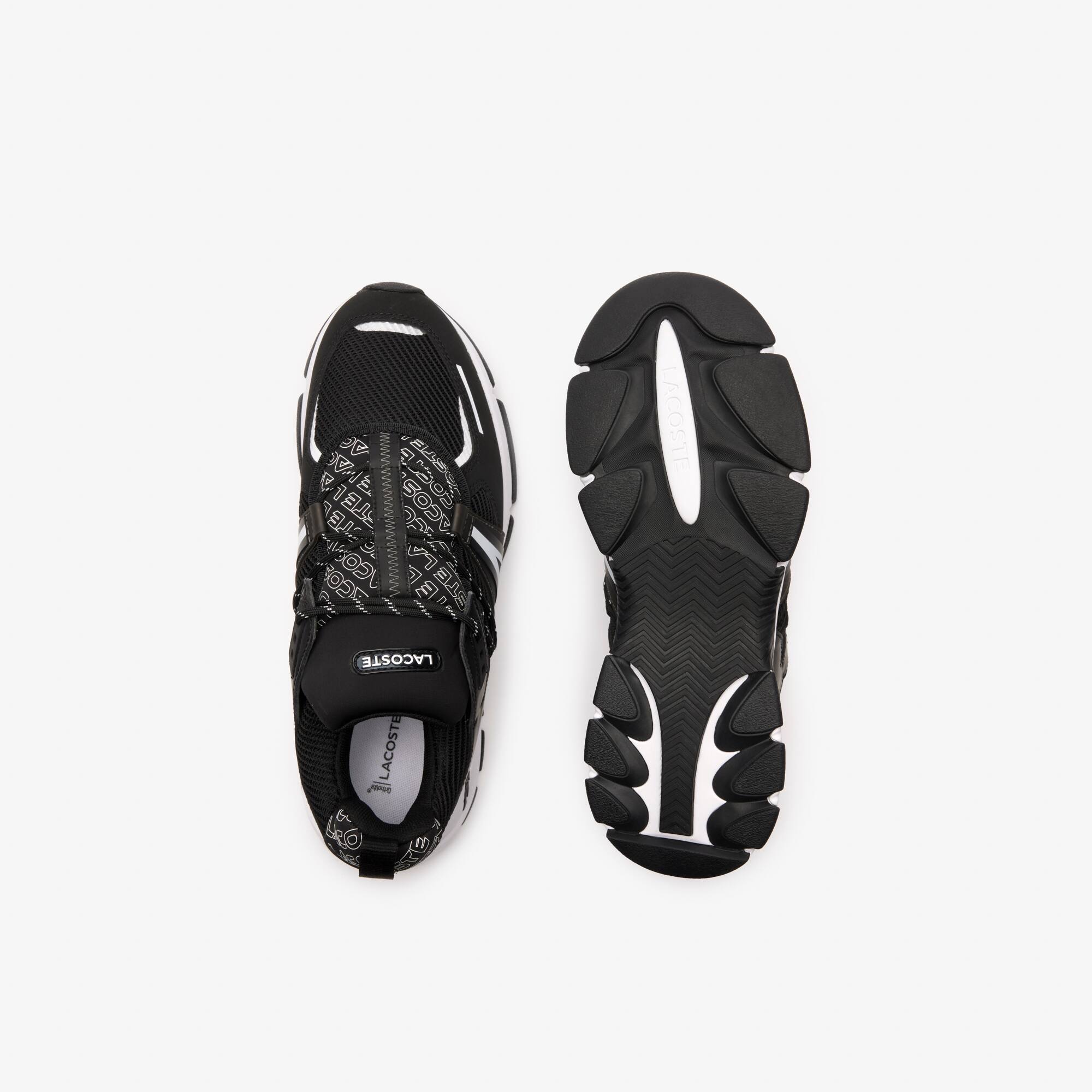Sneakers L003 homme en textile avec imprimé Sneakers - Noir - Lacoste - Homme