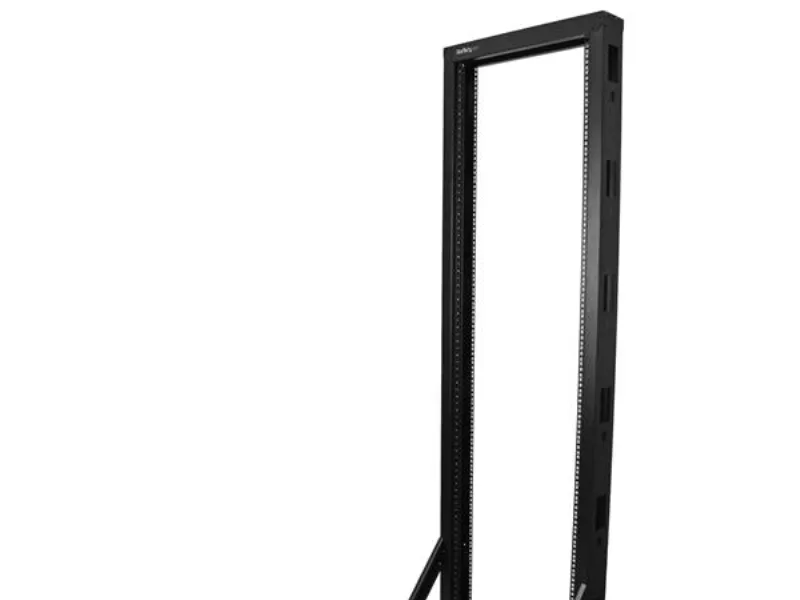 StarTech.com 42U Mobile Open Frame Network Rack with Wheels- 663lbs - 2 Post 19