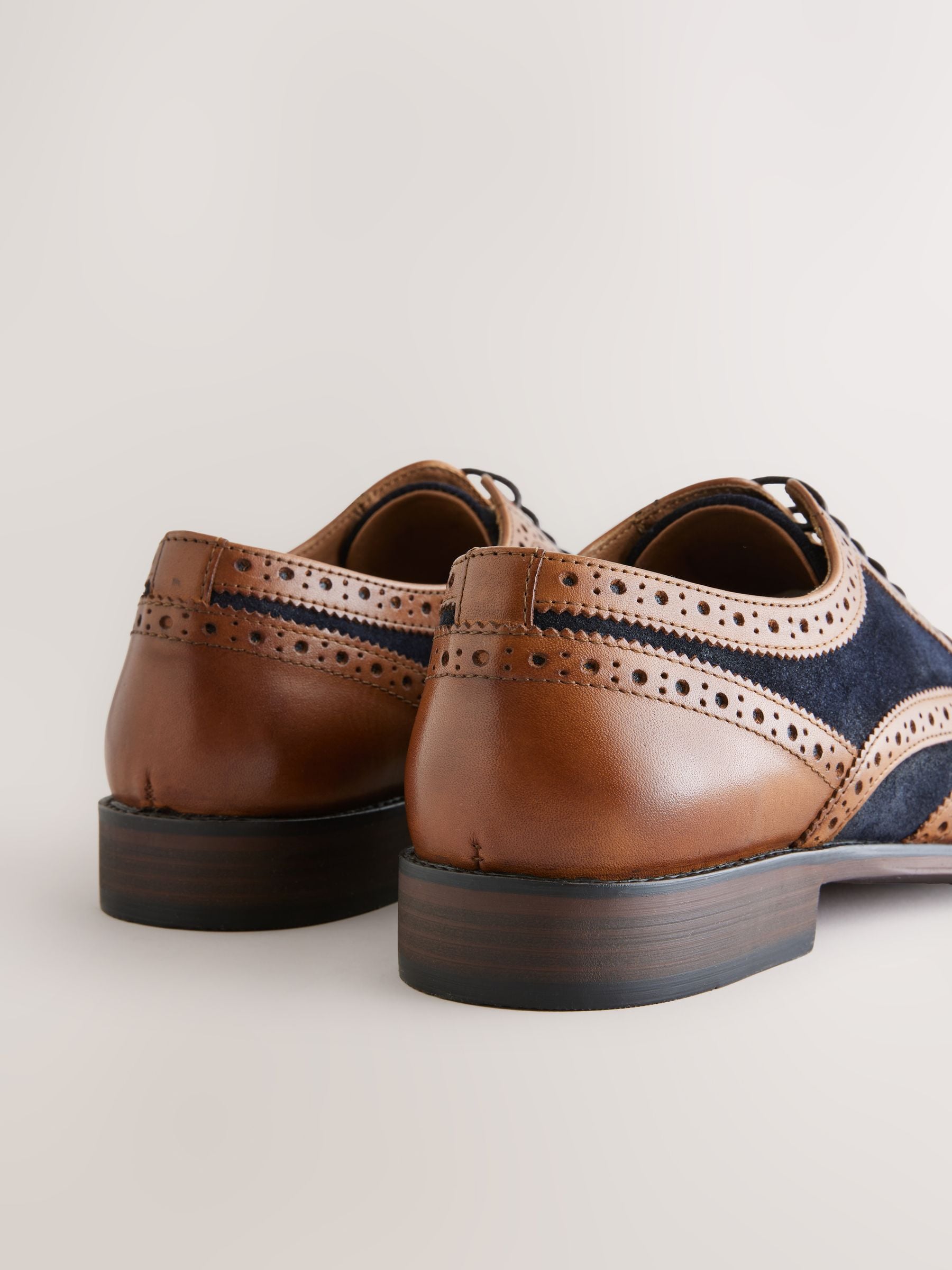 Lichtbruin - Heritage brogue-schoenen