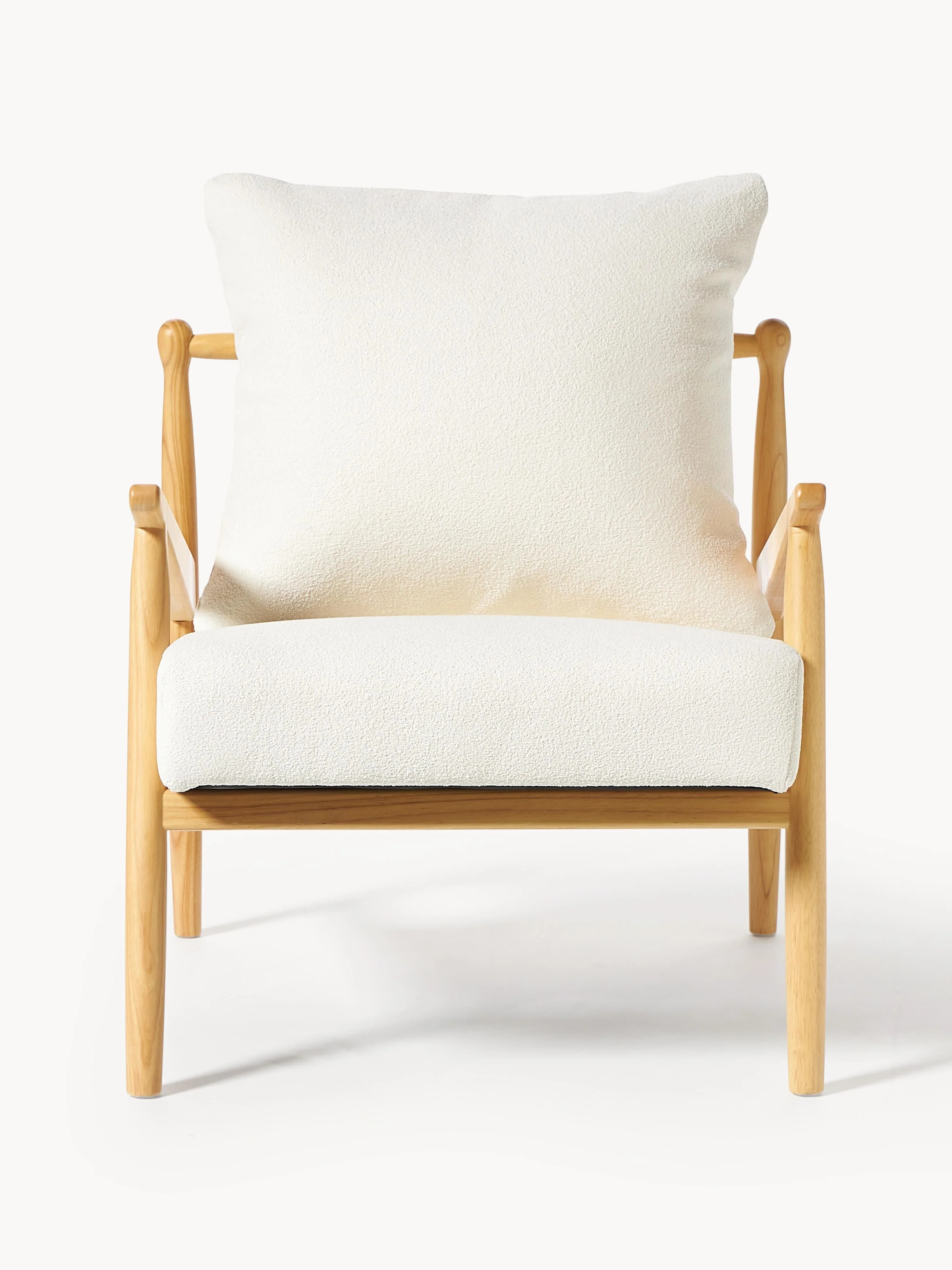 Bouclé loungefauteuil Mikkel