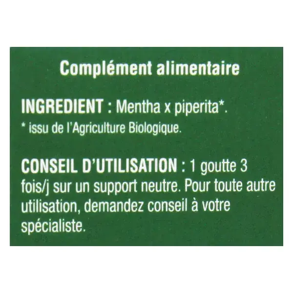 Óleo Essencial de Hortelã-Pimenta Orgânico NatureSun Aroms 10ml