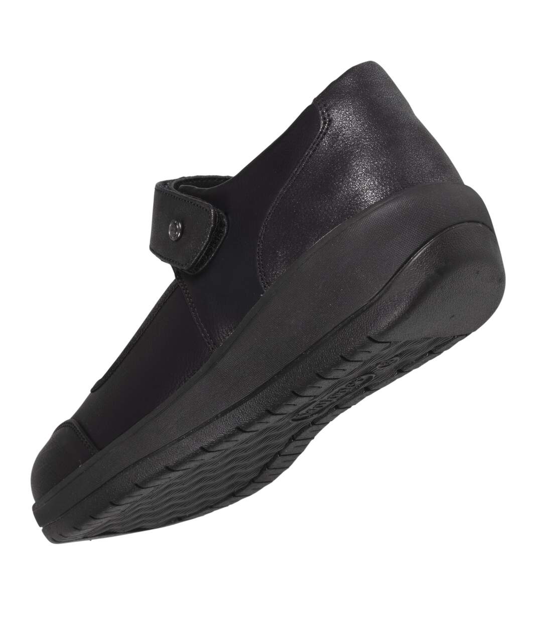 Isotoner Ballerines femme à scratch, ultra confort
