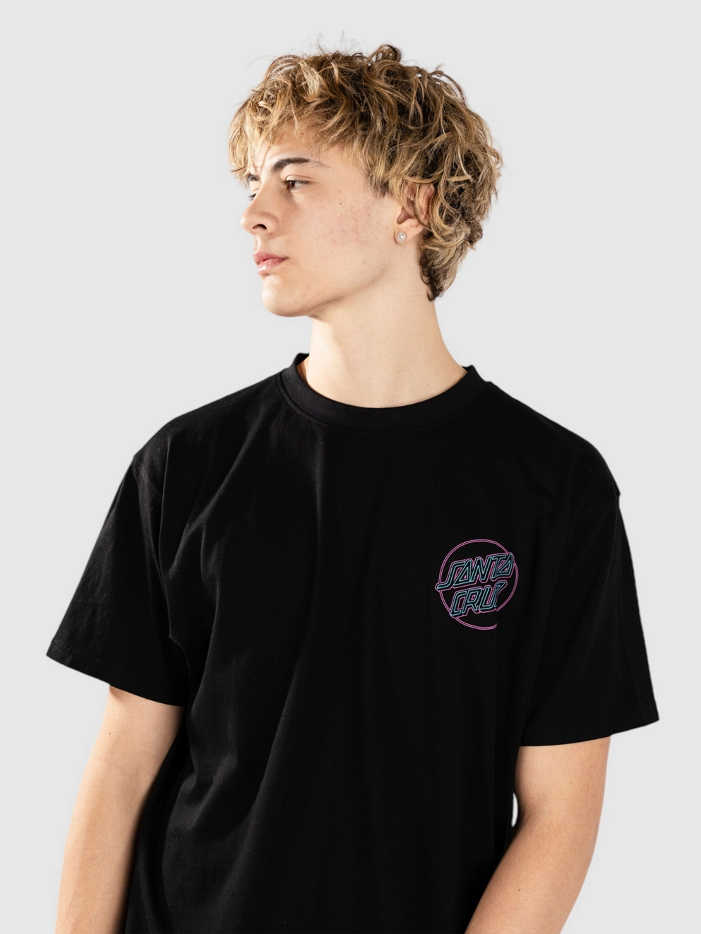 Santa Cruz Vortex Hand T-Shirt black