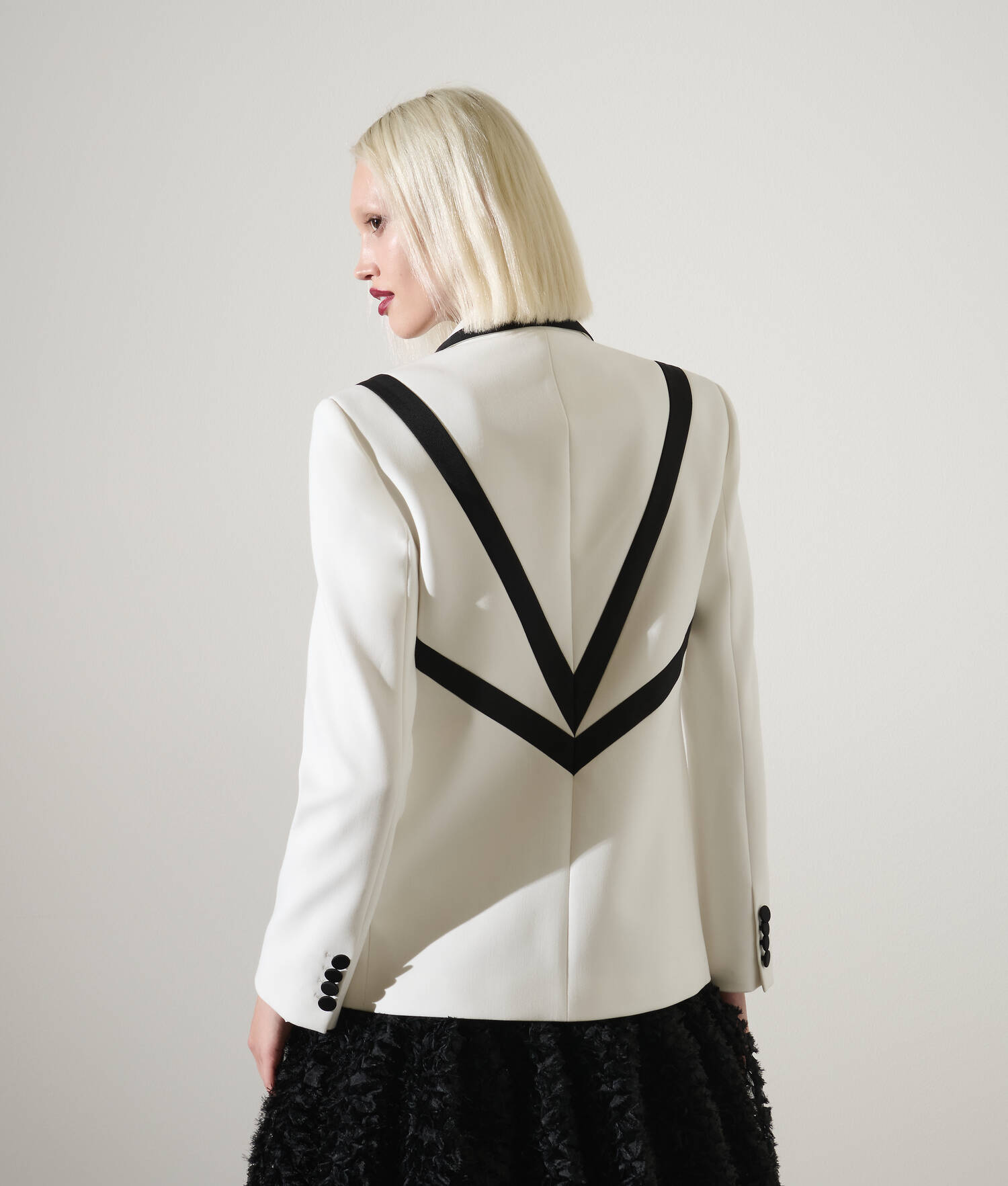 BLAZER À EMPIÈCEMENTS CONTRASTANTS KARL STUDIO