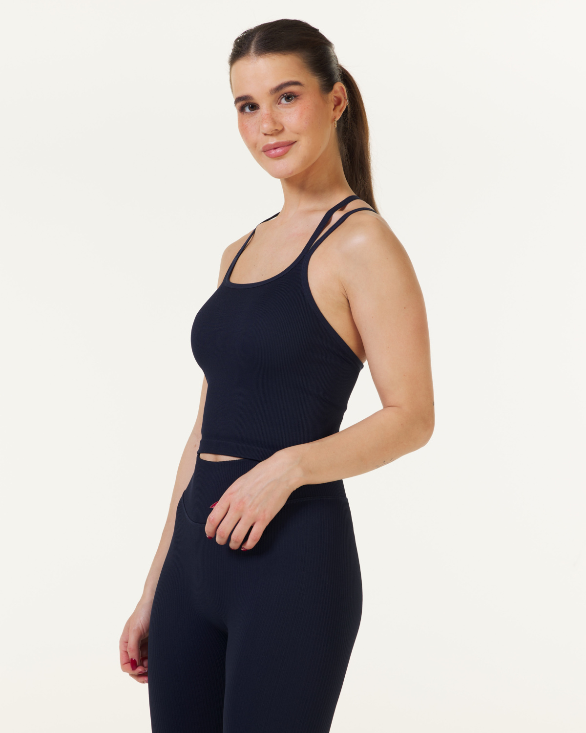 Bumpro Perfect Rib Croptop Navy