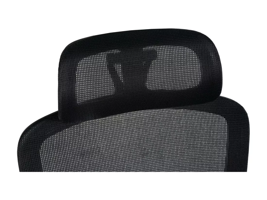 Chaise de bureau - Tissu - Noir - Newberg