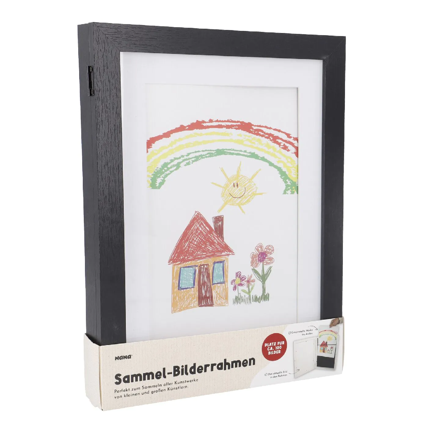 Sammel-Bilderrahmen, 20 x 29 cm, schwarz