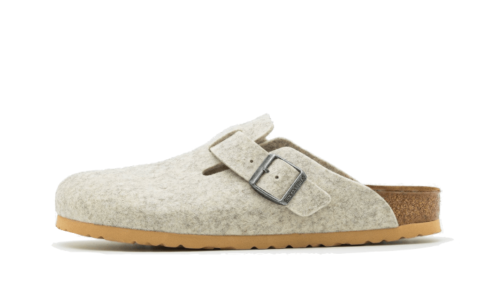 Birkenstock Boston Wool Felt Eggshell