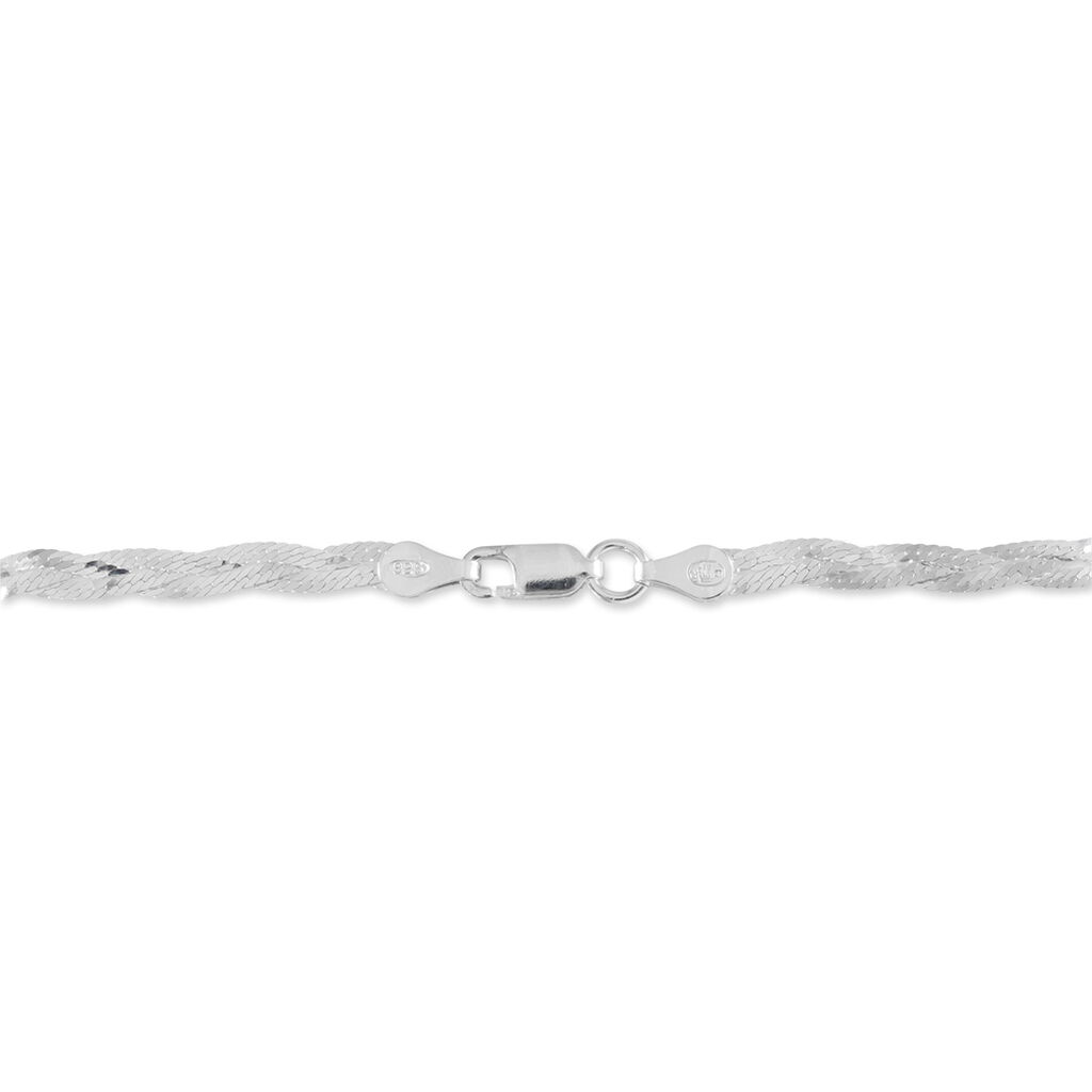Bracelet Elae Argent Blanc