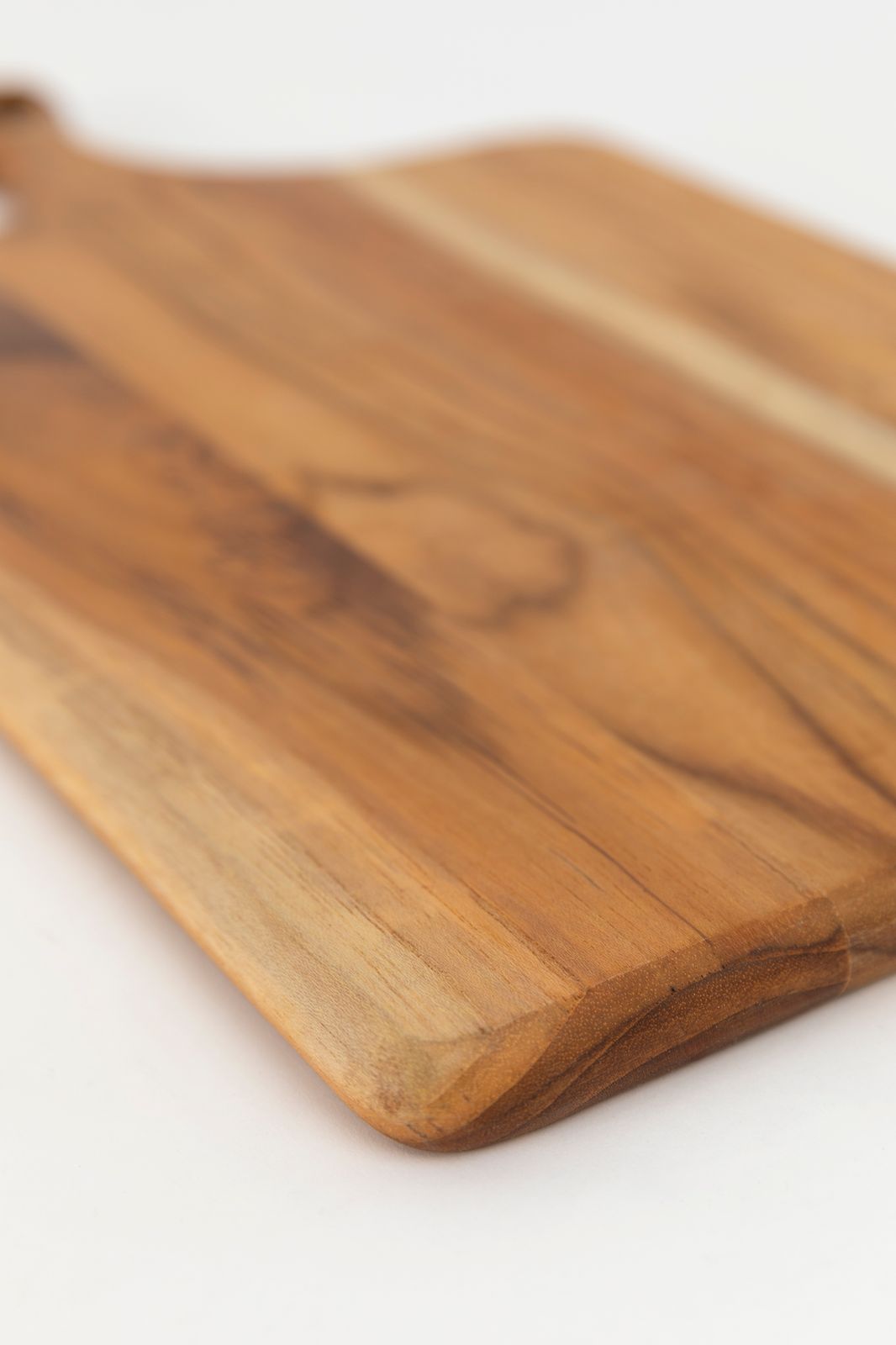 Teakhouten snijplank groot met hart