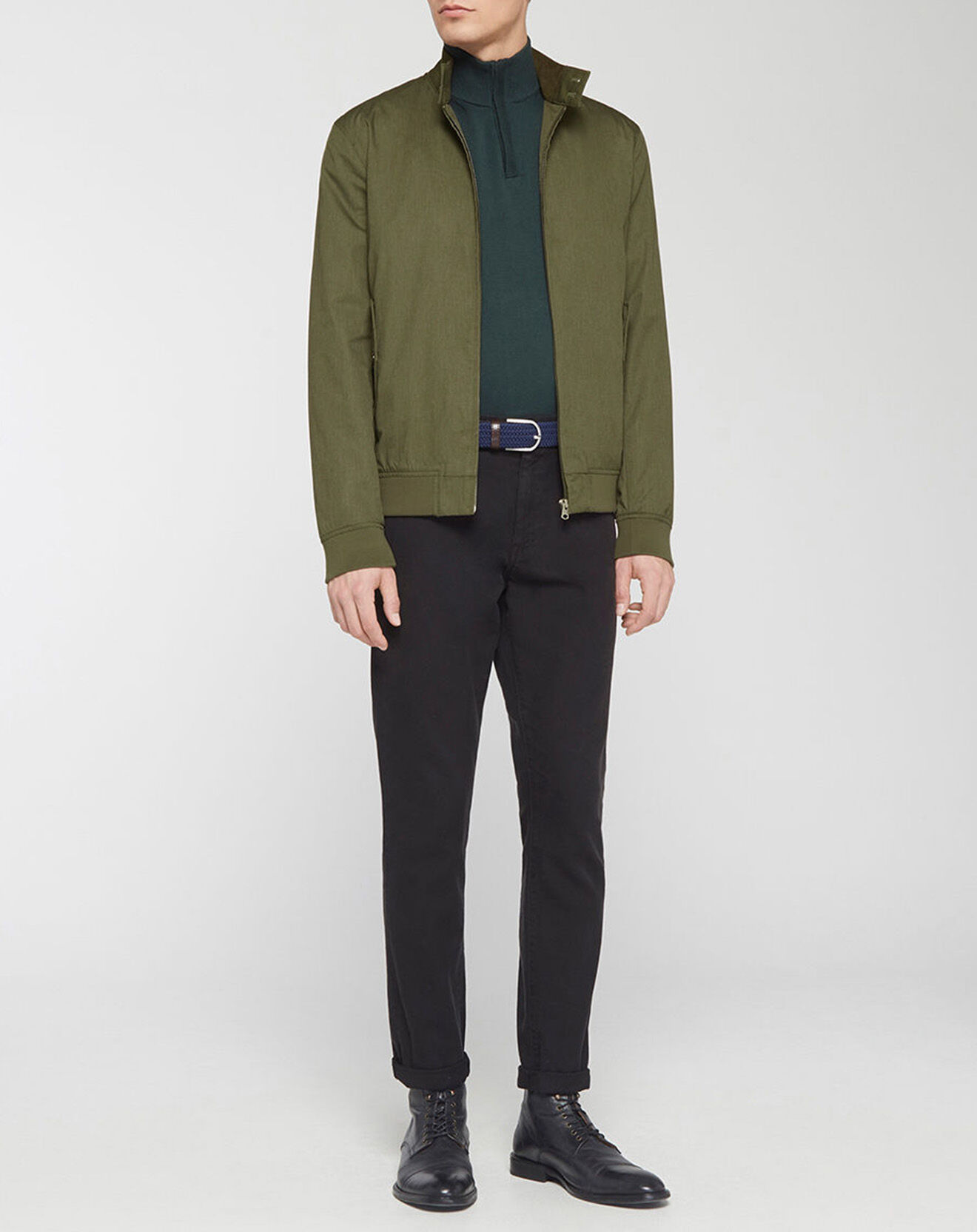 Galeries Lafayette Blouson Harrington Larton kaki