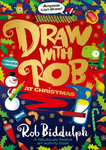 Draw with Rob at Christmas (Paperback)