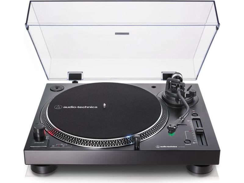 Audio-Technica Plattenspieler AT-LP120X USB Schwarz Direktangetriebener Plattenspieler (Analog & USB)