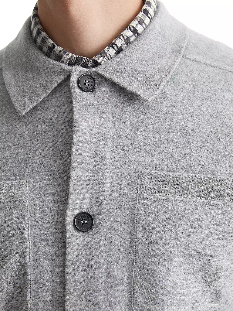 MARC O'POLO Overshirt  grau