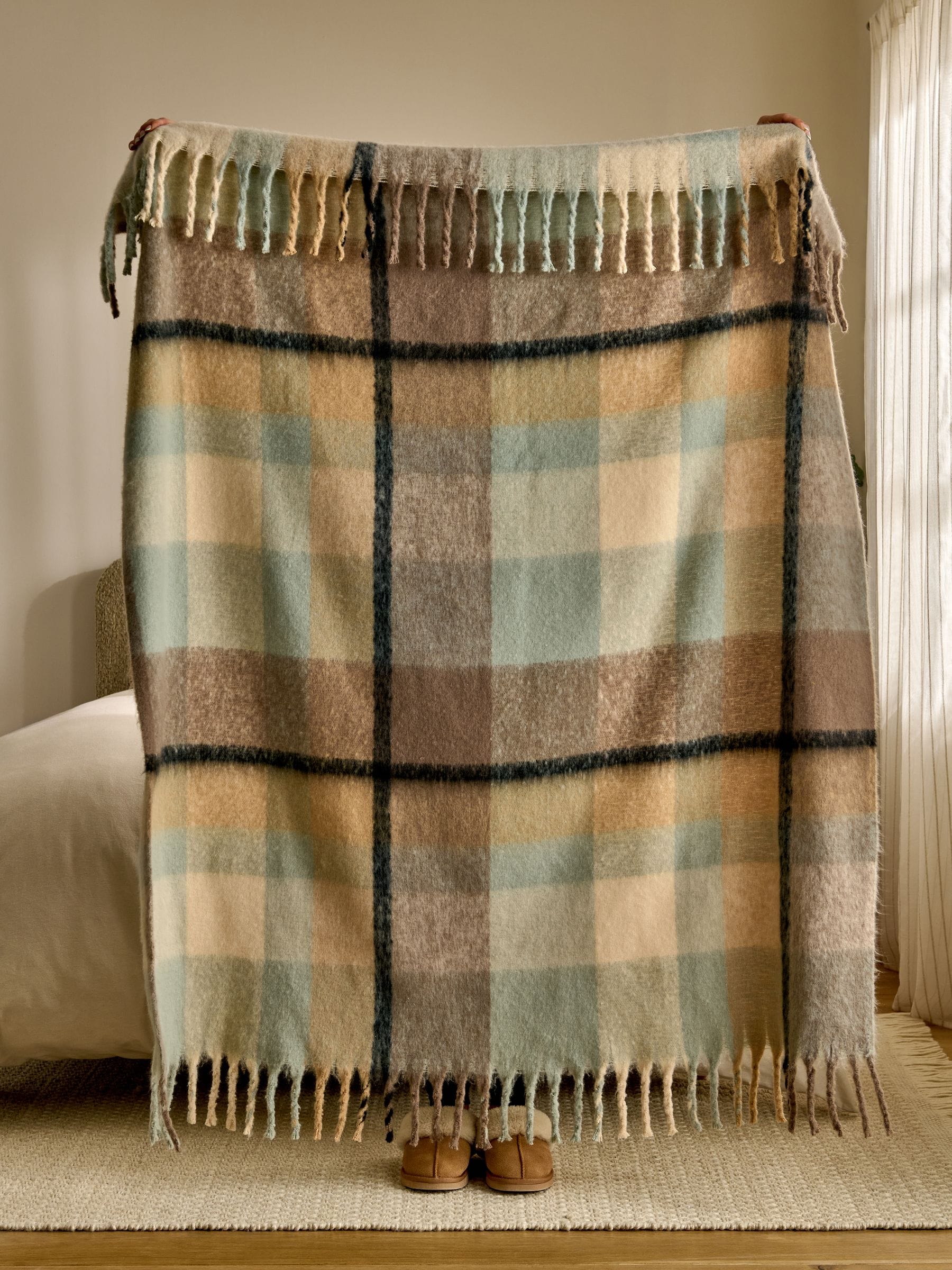 Cosy Check Throw