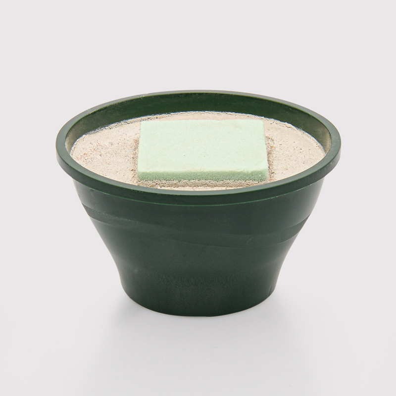 Pot beton en mousse