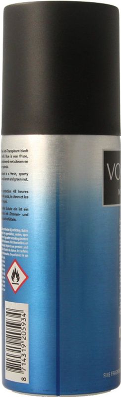 VOGUE Men Nordic Blue Anti-Transpirant Deodorant Spray 150 ML