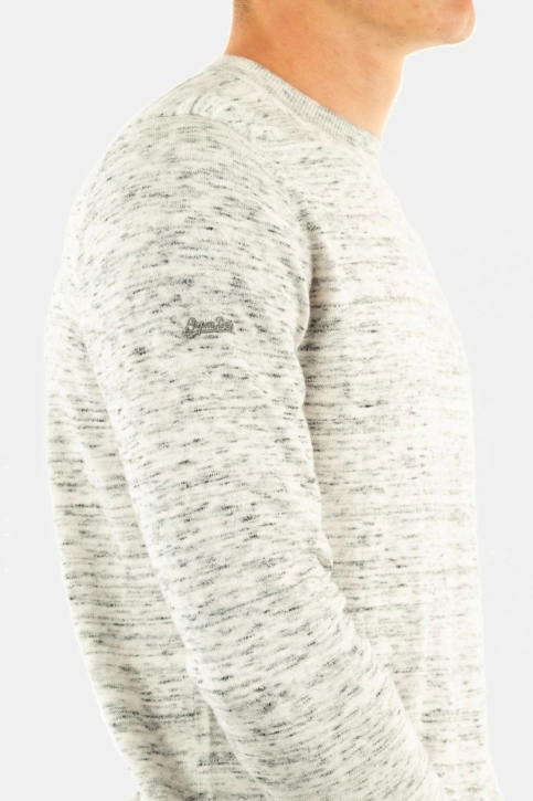 pull hiver superdry m6110293a zuc athletic grey marl