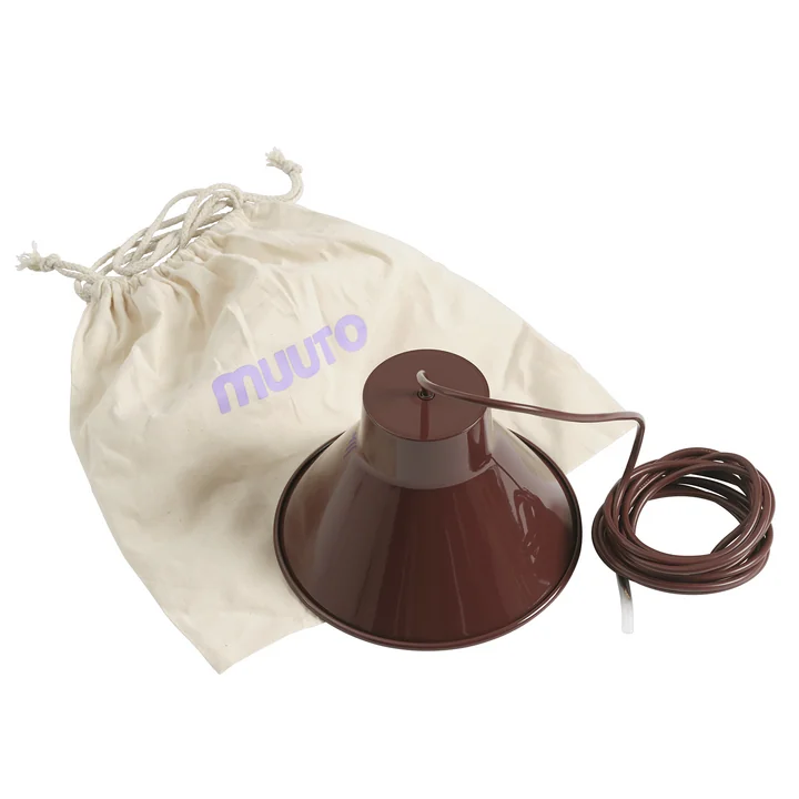 Muuto - Top Pendelleuchte LED, Ø 21 cm, deep red
