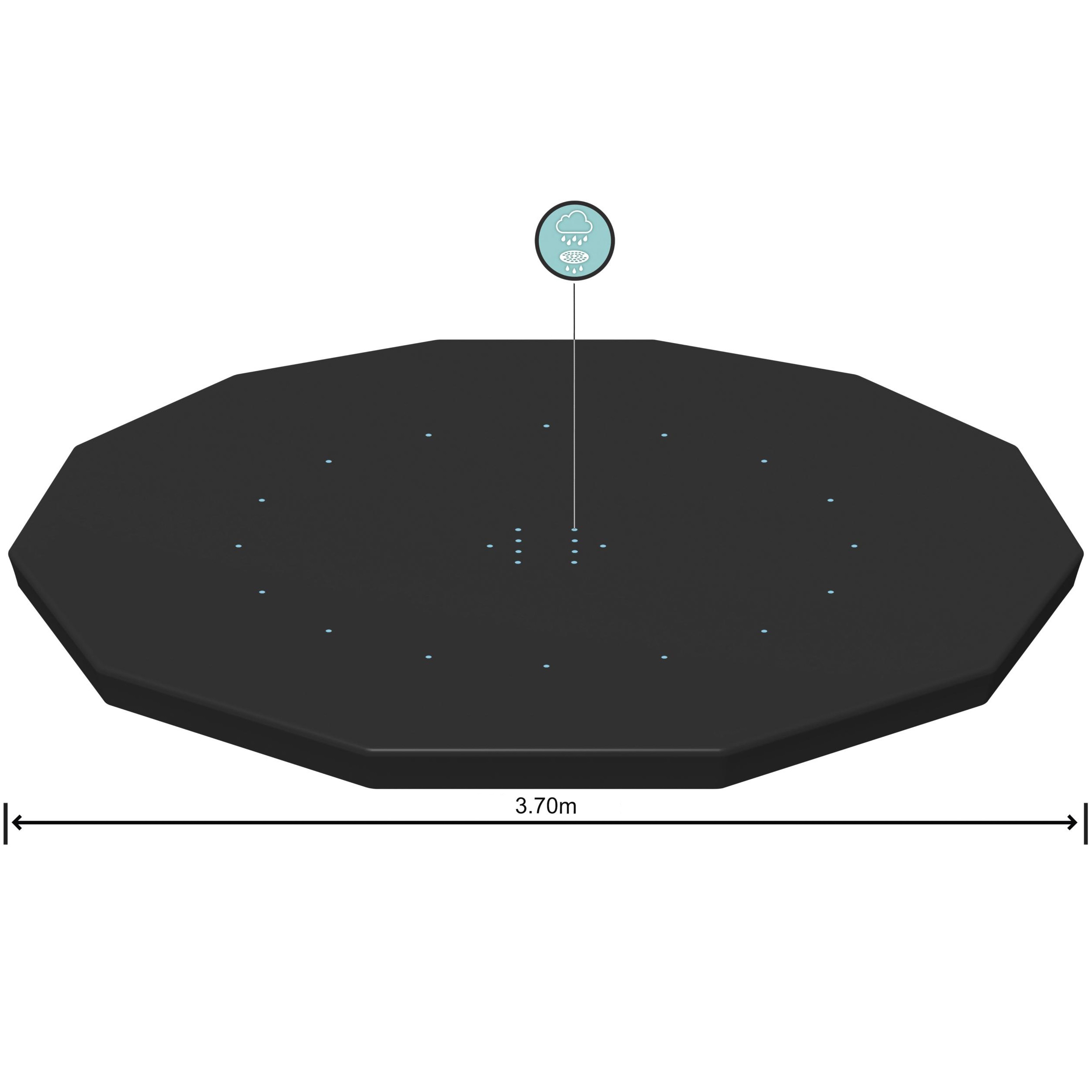 Abdeckplane für Pool 366 cm