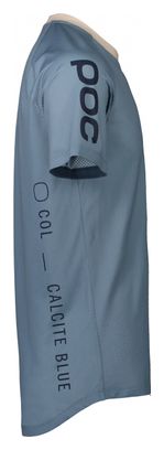 Maillot Manches Courtes POC MTB Pure Bleu / Beige