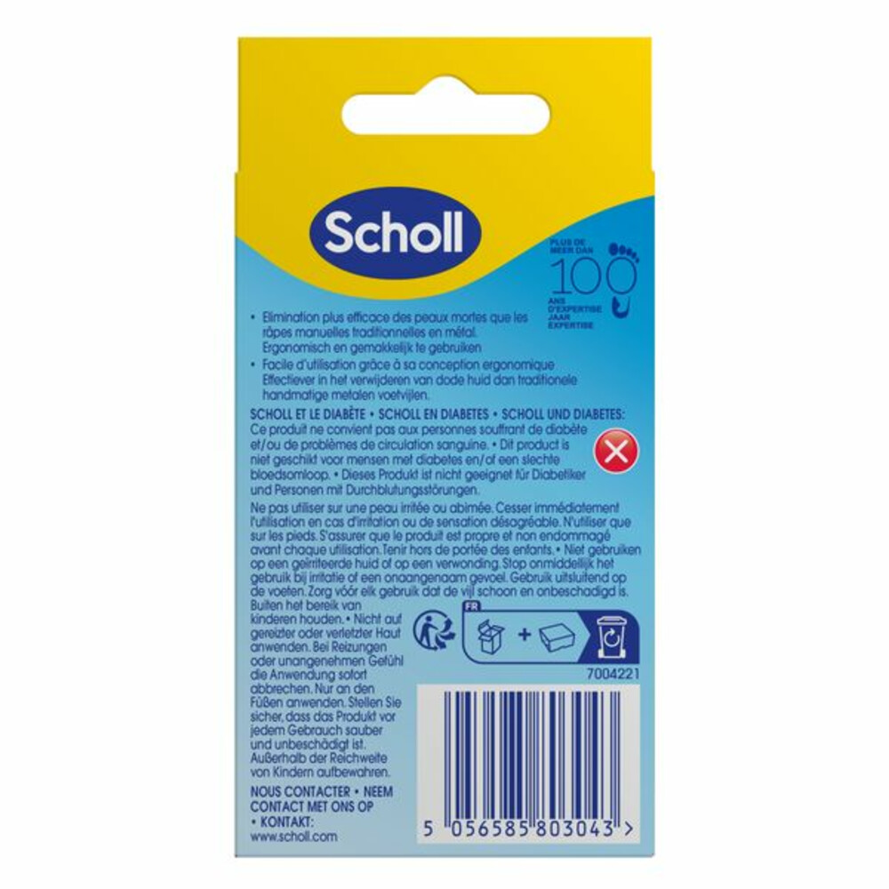 Scholl Voetvijl Nano Glas