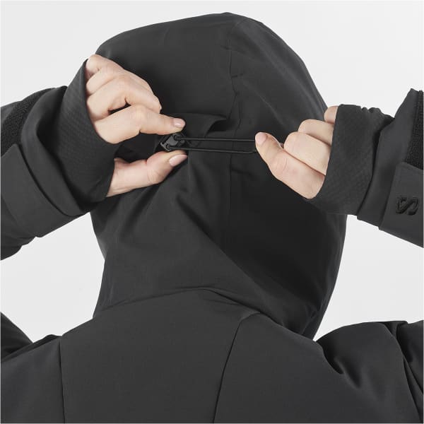 Veste de ski SALOMON ALPENFLOW DOWN JACKET W DEEP BLACK