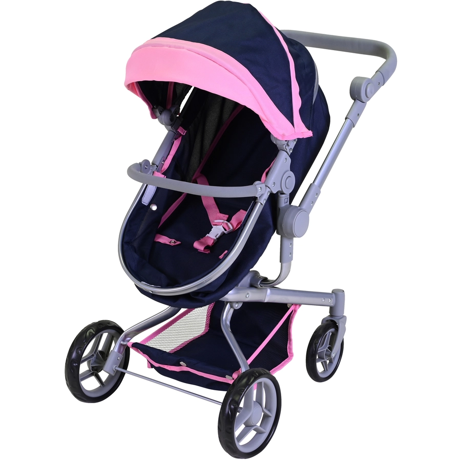 knorr toys® Puppenwagen Boonk - Magic Unicorn blau