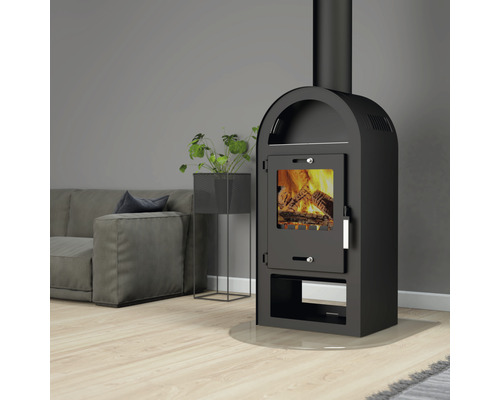 Accent Magna 3.0 stalen zwarte houtkachel, 7 kW