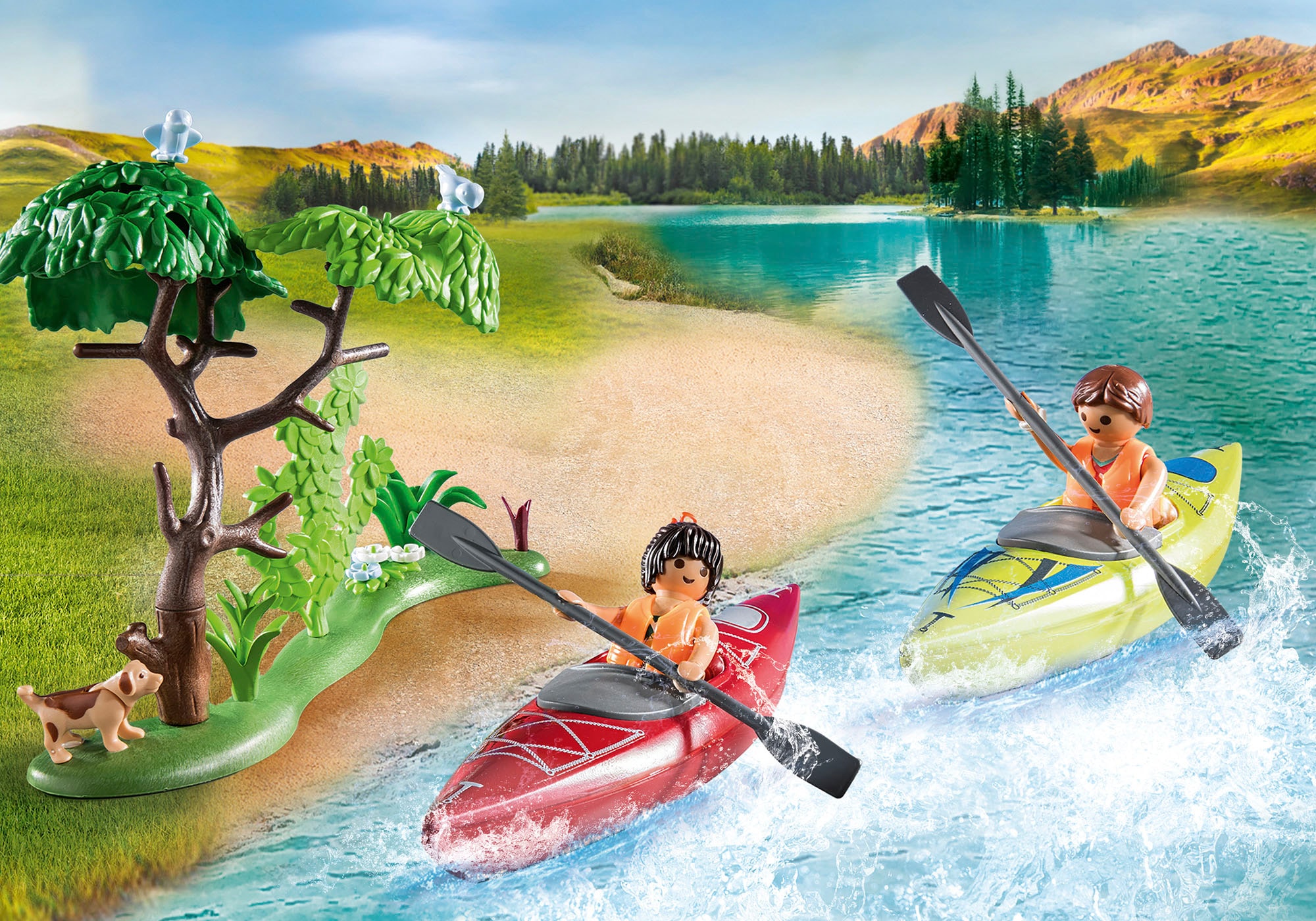 Playmobil® Konstruktions-Spielset »Zelten (71425), Family & Fun«