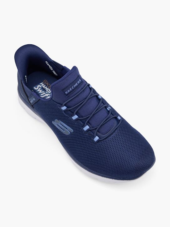 Skechers PURE GENIUS SWIFT FIT Slip-Ons Blau