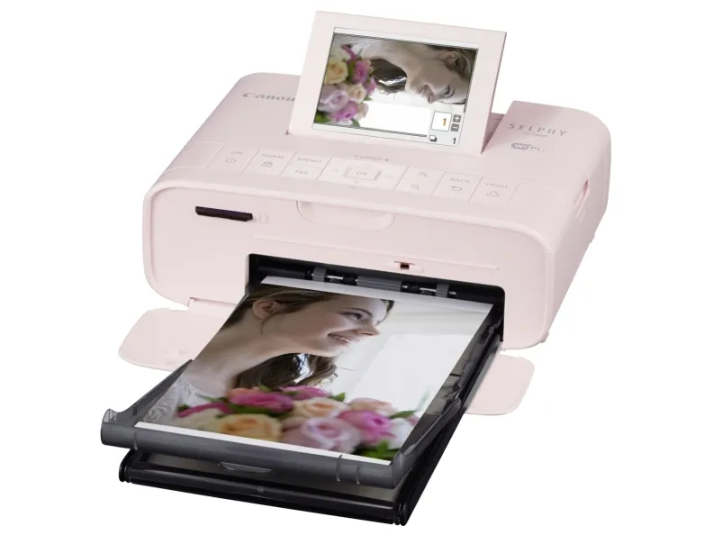 Canon SELPHY CP1300 - Printer - farve - farvesublimering - 100 x 148 mm op til 2.2 udskrifter/min (farve) - USB, USB vært, Wi-Fi - pink
