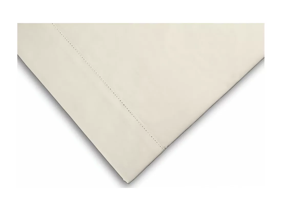 Housse de couette en coton 240x220 cm PERCALE ecru, par Soleil d'ocre