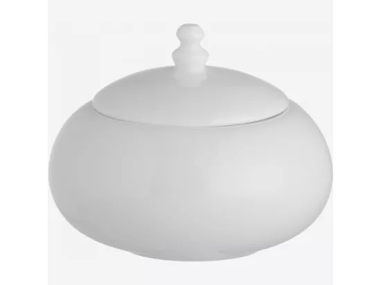 HABITAT - Sucrier en porcelaine – Blanc - Lux