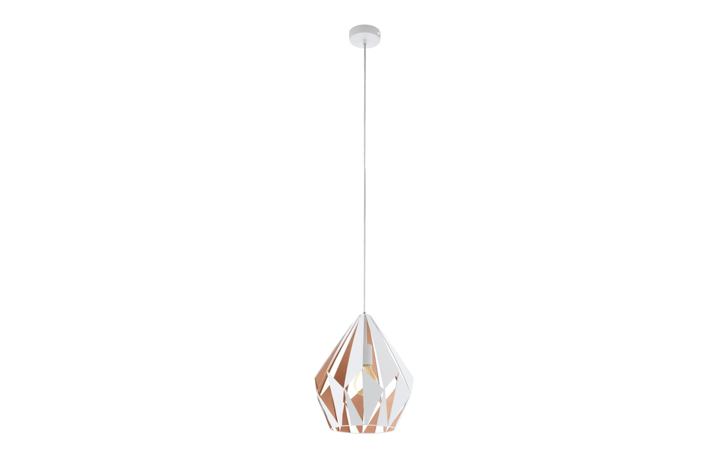 Pendelleuchte CARLTON 1 1x E27 WeissPendelleuchte, Gold/Weiss