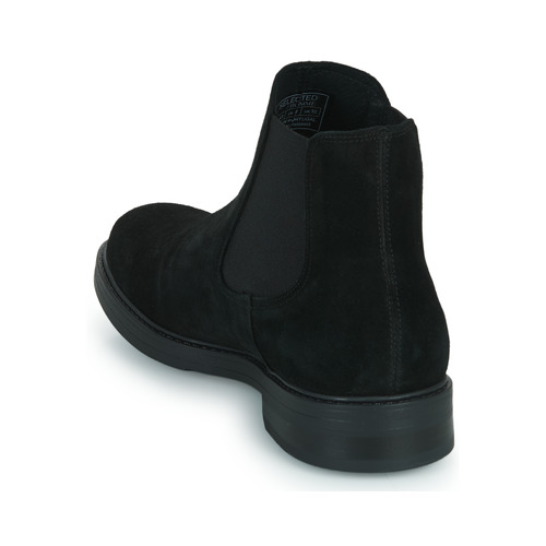 Selected - SLHBLAKE SUEDE CHELSEA BOOT - Noir