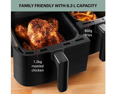 OBH Nordica Dual Easy Fry 8,3L (5,2 3,1L) Black
