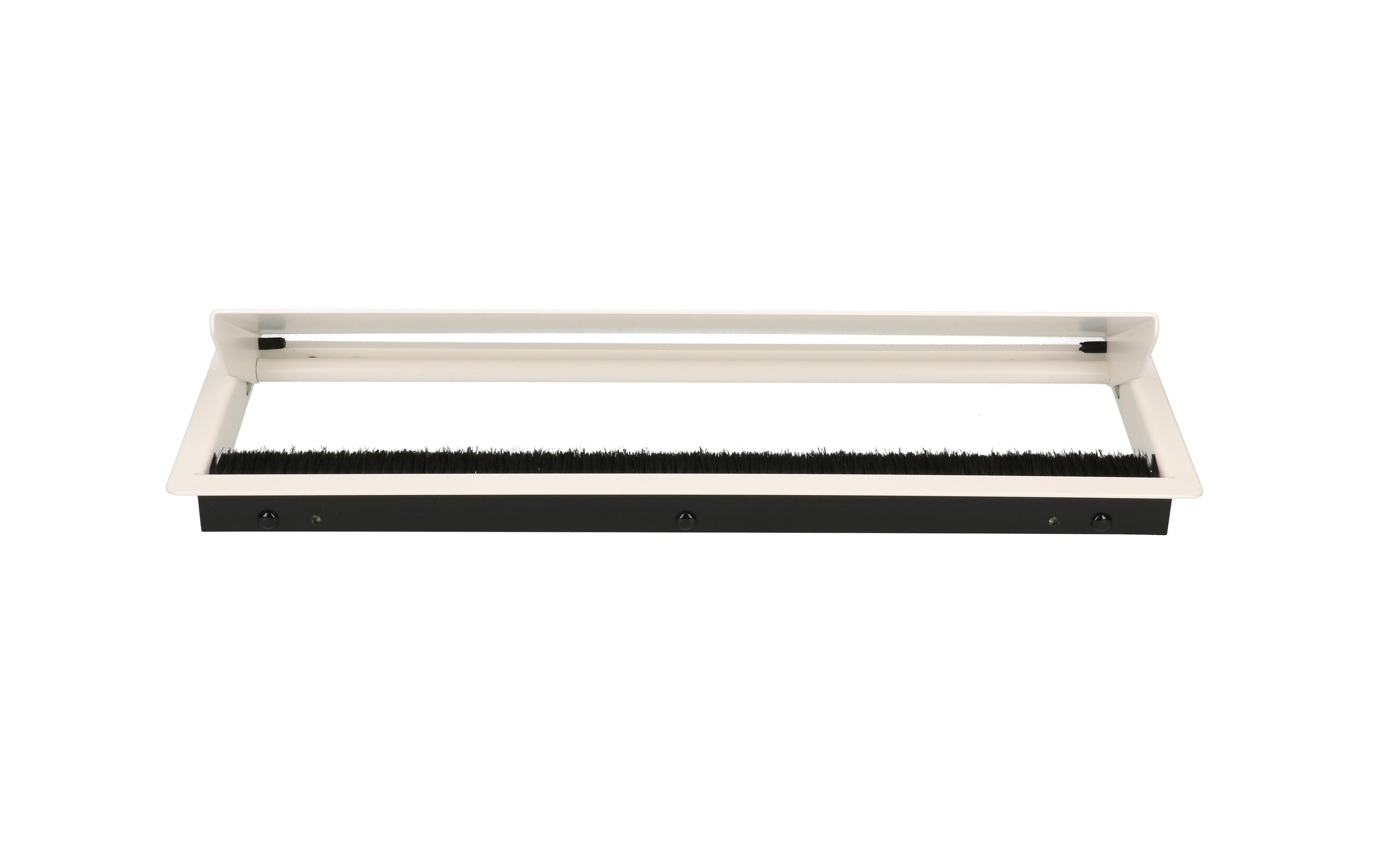 Einbaurahmen CONI COVER lang Weiss matt<br>Abdeckung, 3-fach, für Einbaurahmen lang, weiss