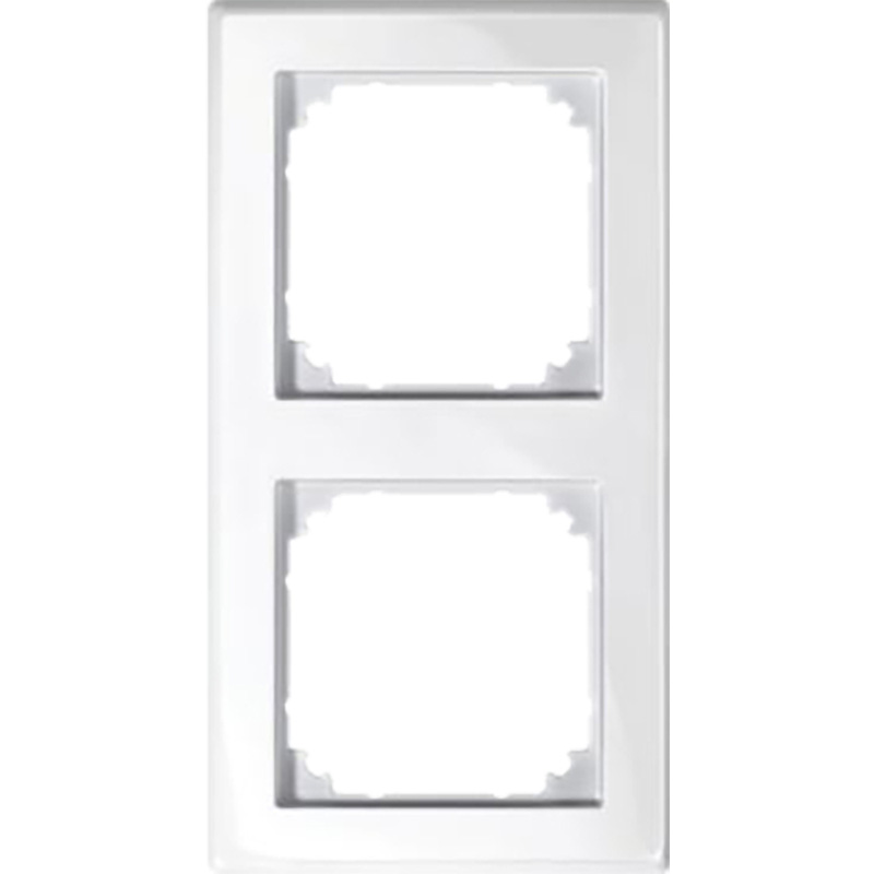 Schneider Electric afdekraam M-Smart 2-voudig Glanzend wit