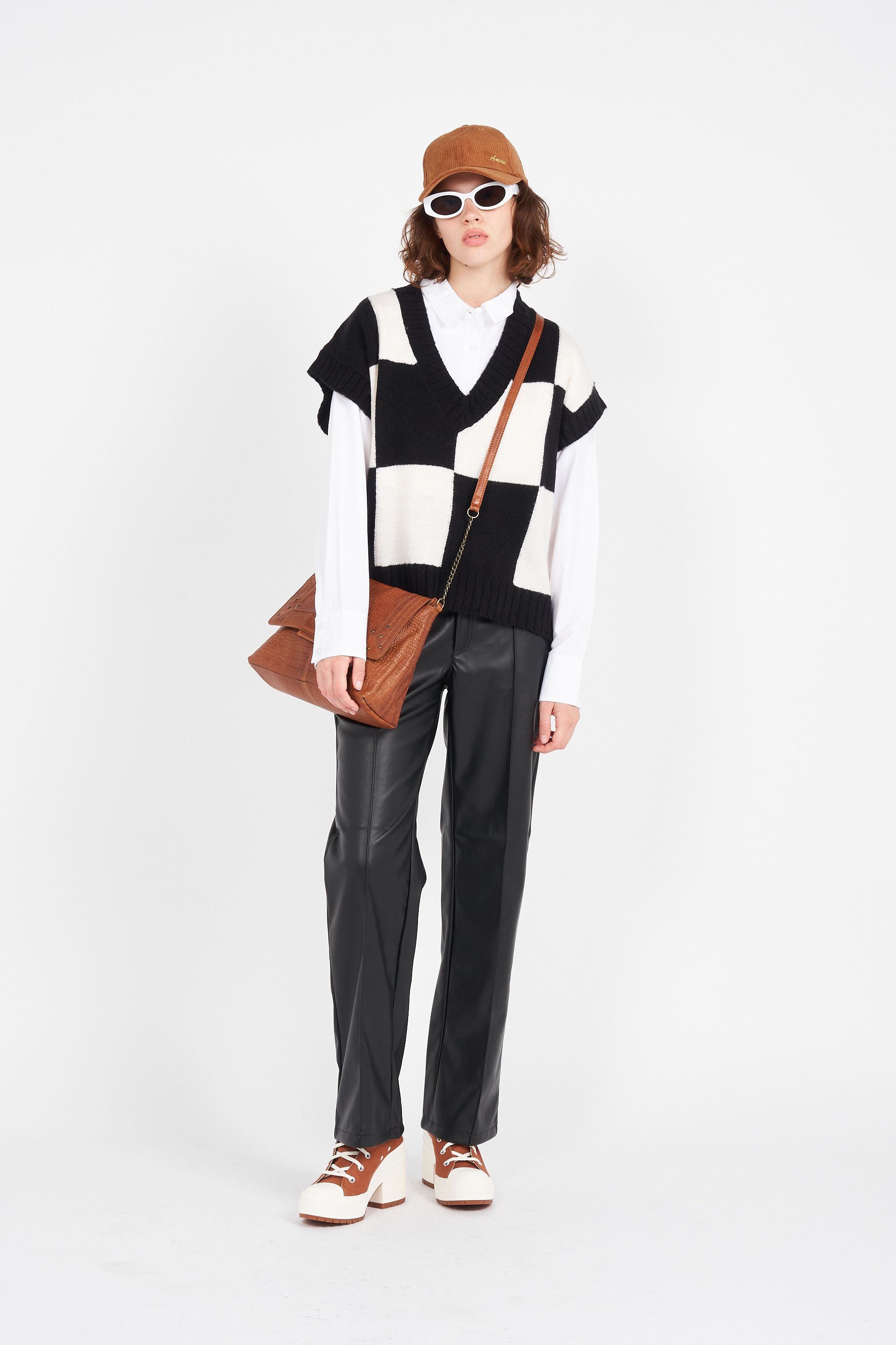 PIECES Sac Root Beer Marron