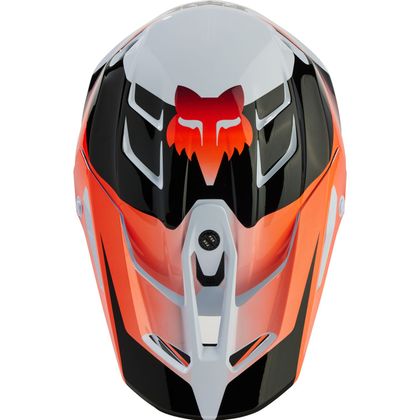 Casque cross Fox V3 - SOLID - YOUTH - Blanc