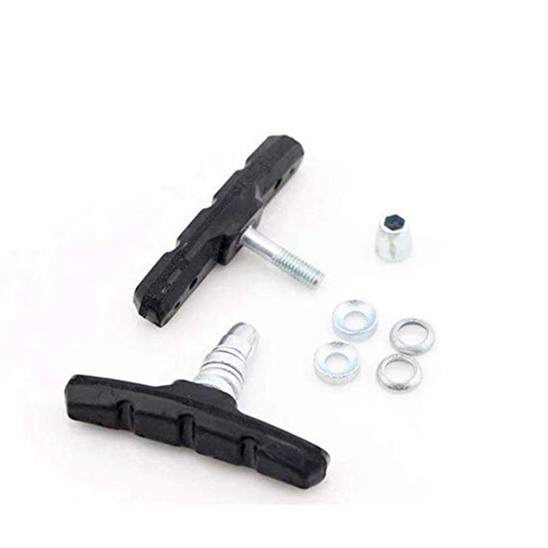 (8er Set) Fahrrad Felgenbremse V-Brake Bremsbelag - Schwarz