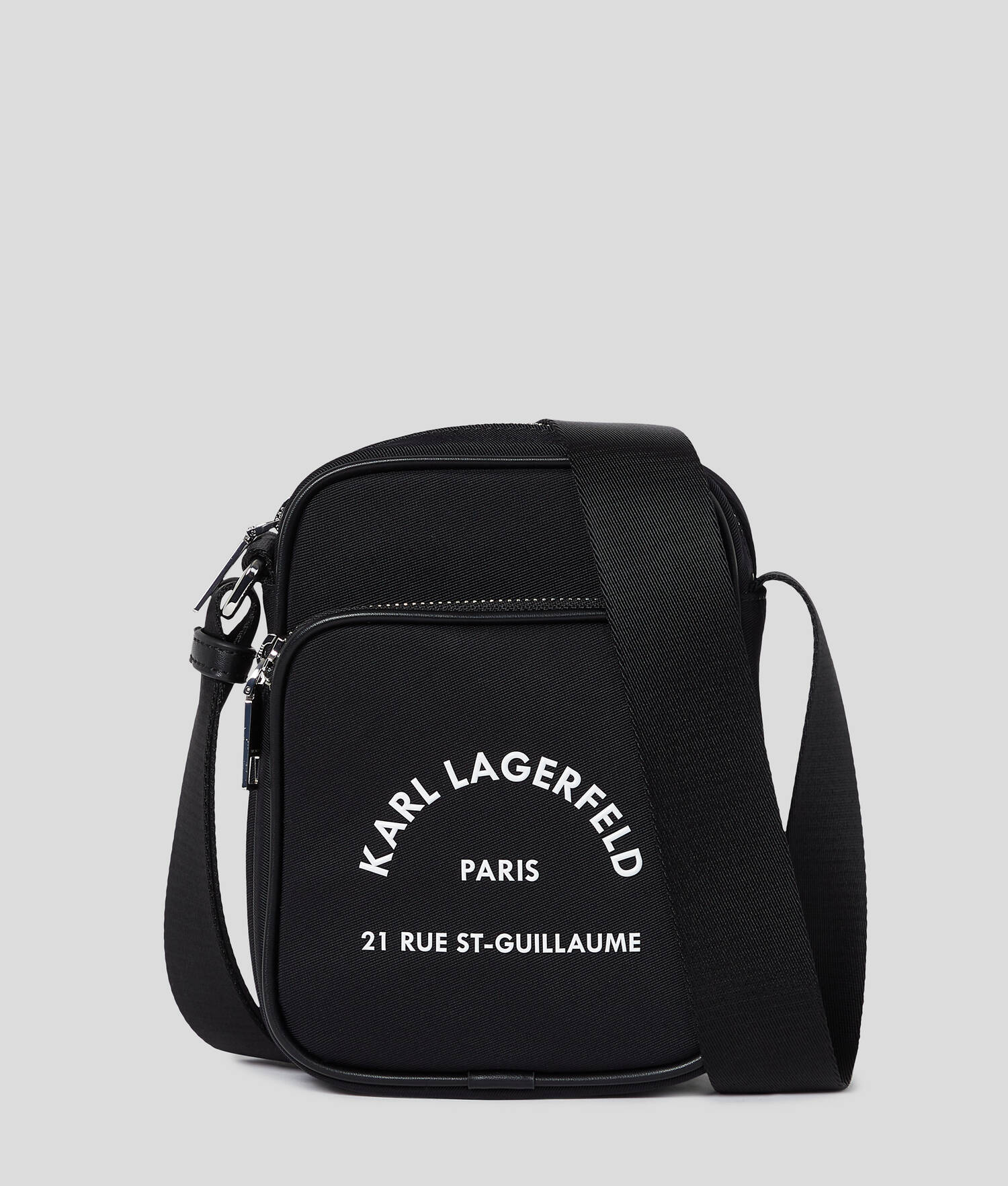 SAC BANDOULIÈRE EN NYLON RUE ST-GUILLAUME - Noir
