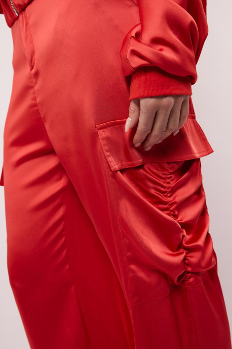 Fluresk roze dames broek
