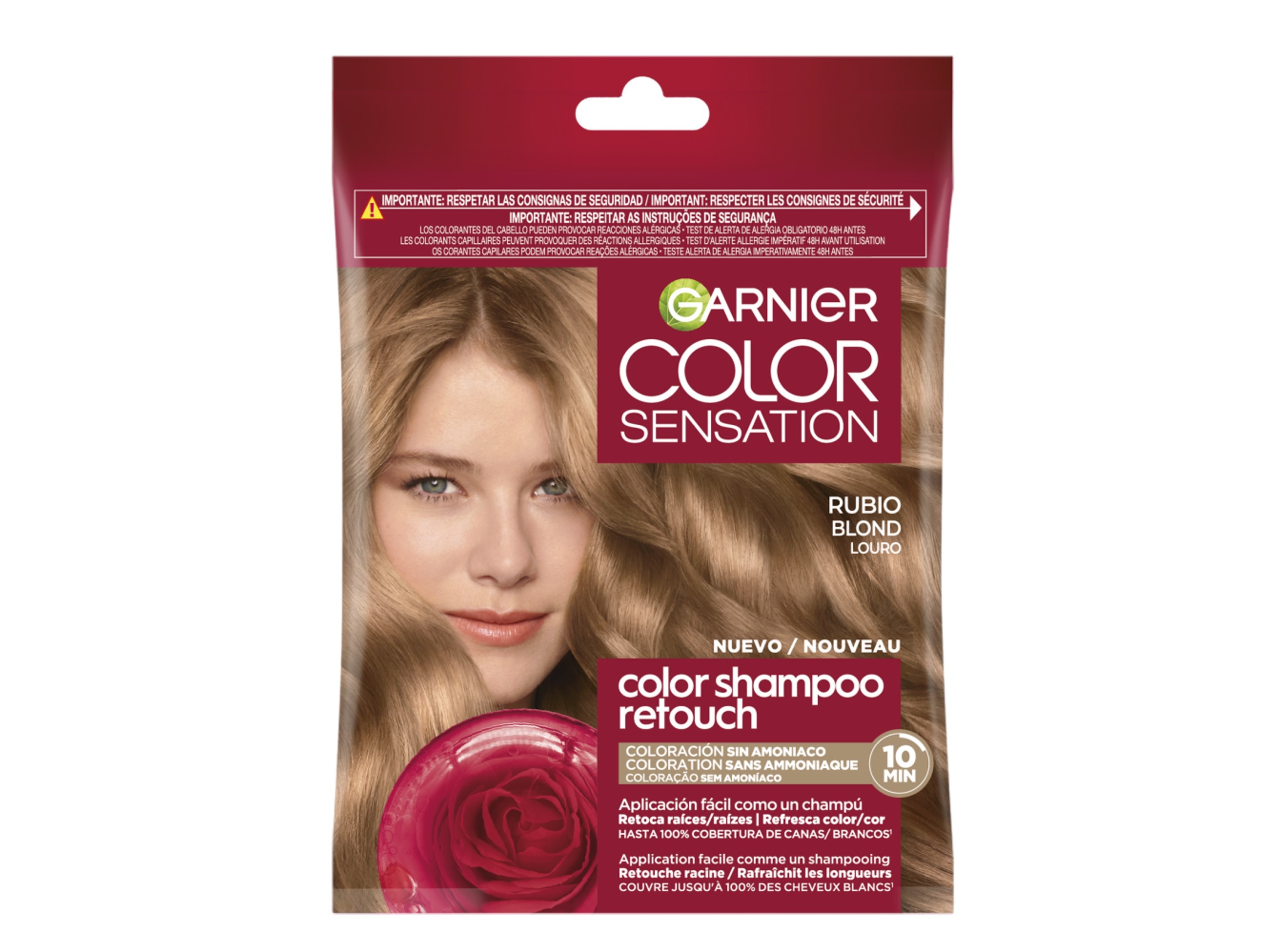 COLORAÇÃO COLOR SENSATION CHAMPÔ RETOUCH 7.0 LOURO
