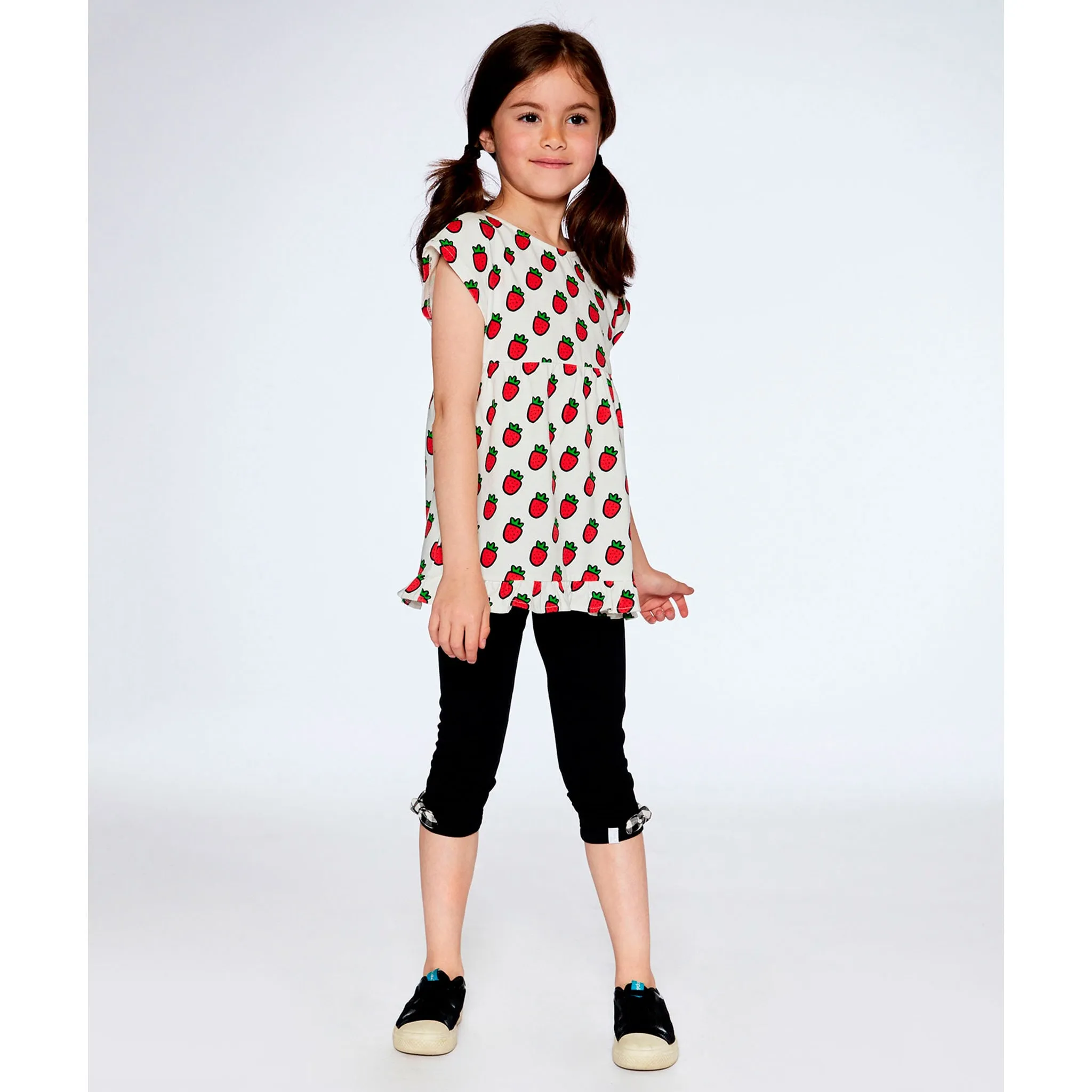 Deux par Deux Legging Fraise 3-6ans